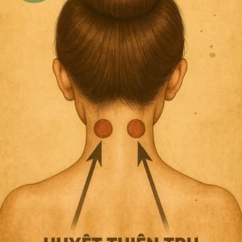 Cách bấm huyệt Thiên Trụ giúp giảm đau mỏi vai gáy, ngủ ngon hơn