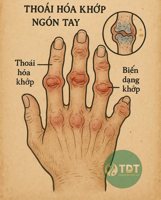 5 dấu hiệu sớm coi chừng thoái hóa khớp ngón tay