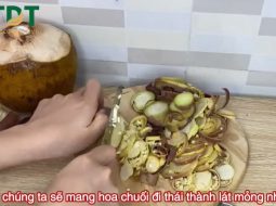 Cải thiện gai cột sống, thoát vị đĩa đệm bằng dừa và hoa chuối