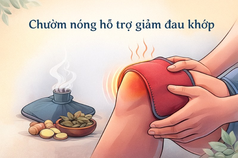 Chườm nóng – Mẹo nhỏ hỗ trợ giảm đau khớp hiệu quả