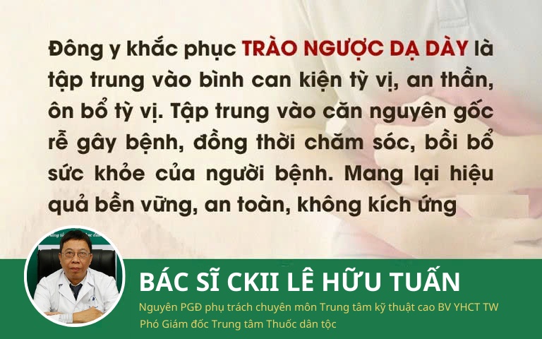 Nguyên tắc xử lý trào ngược của YHCT