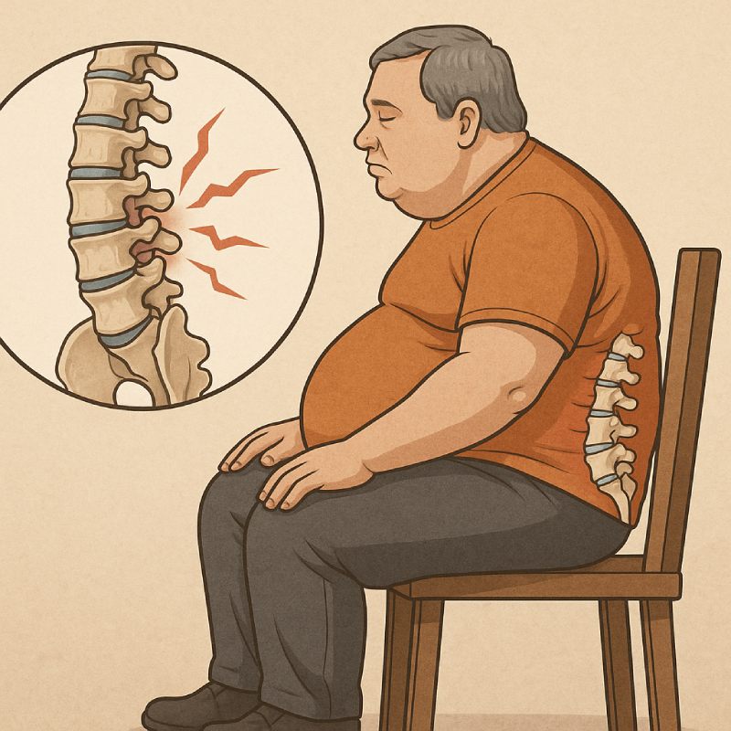 Thoái hóa cột sống do béo phì: Gánh nặng gấp đôi lên xương sống