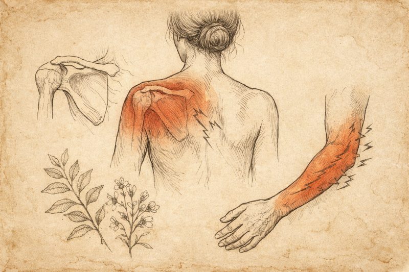 Đau nhức bả vai lan xuống cánh tay: Coi chừng kinh lạc bị ứ trệ