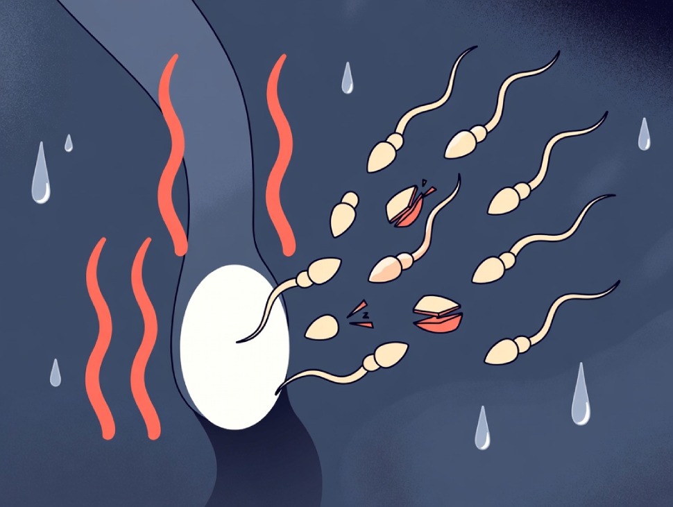 Nhiệt độ cao ảnh hưởng sinh tinh: Đừng để cái nóng làm cạn giống nòi