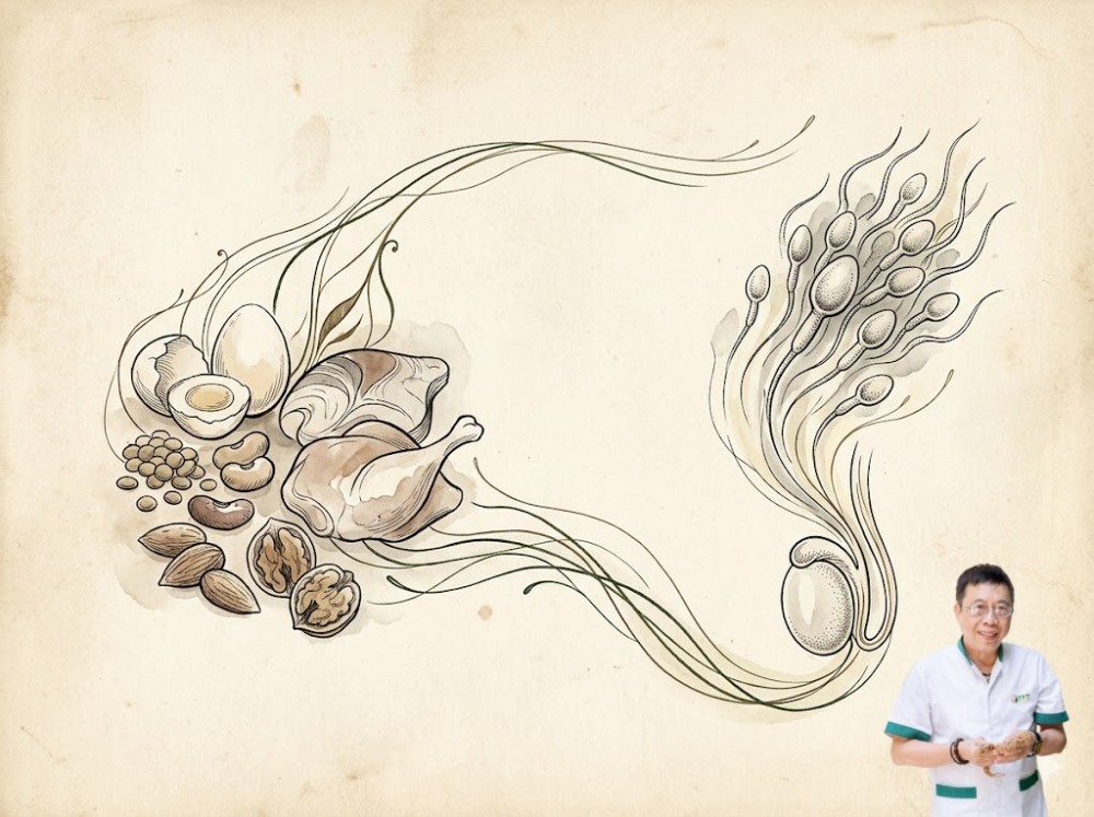 ăn nhiều đạm có tốt cho tinh trùng