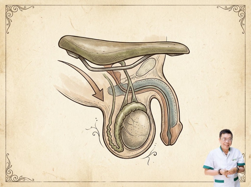 đạp xe nhiều có ảnh hưởng tinh hoàn