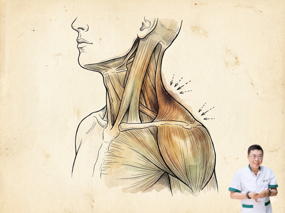 Cứ như thế mãi thì hại lắm đấy bà con ạ. Nếu không được can thiệp kịp thời, đau cổ vai gáy bên trái