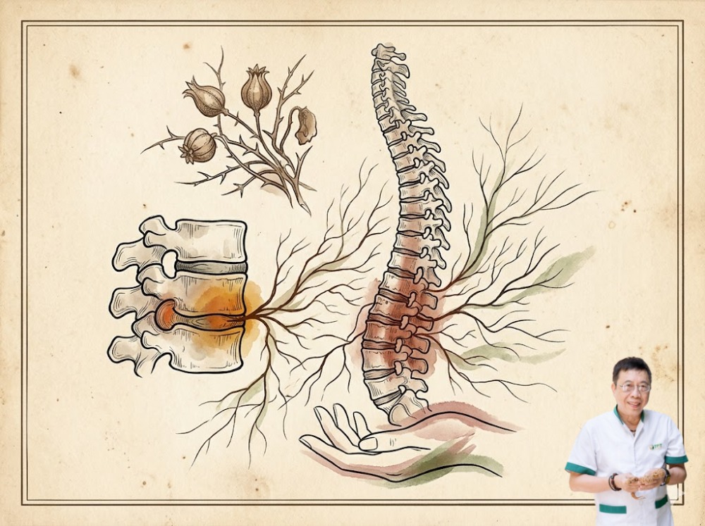 ‘Cột sống là long mạch của cơ thể, đau kéo dài là do khí huyết ngưng trệ’ – Trong y học cổ truyền, L