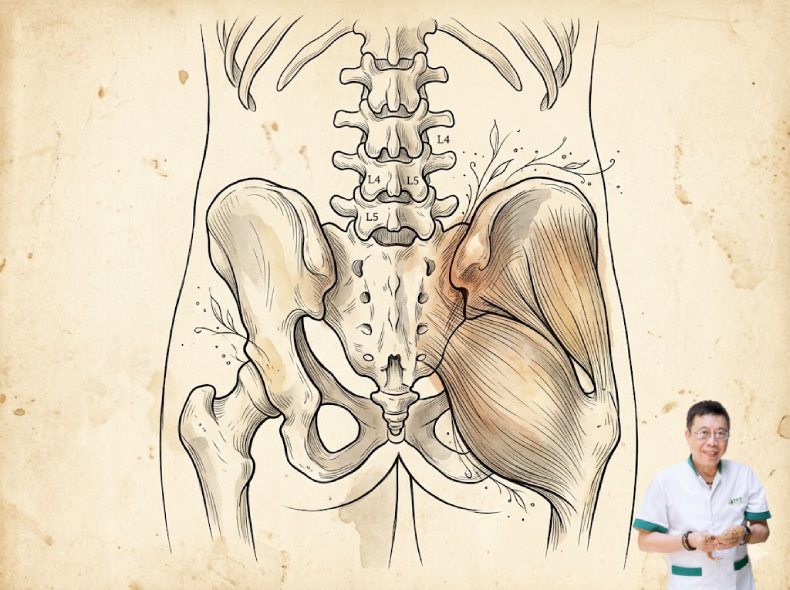 Đau lưng dưới gần mông là do Thận yếu hay cốt lệch? Lão Tuấn tư vấn