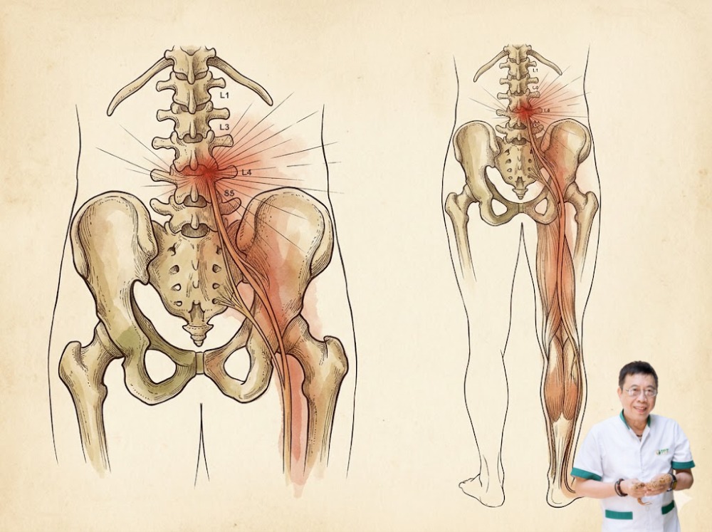 Huyết ứ do chấn thương: Một lần khuân vác nặng sai tư thế, hay một cú ngã từ xưa khiến máu bầm tích