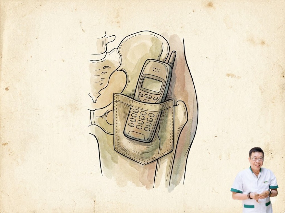 để điện thoại trong túi quần có sao không