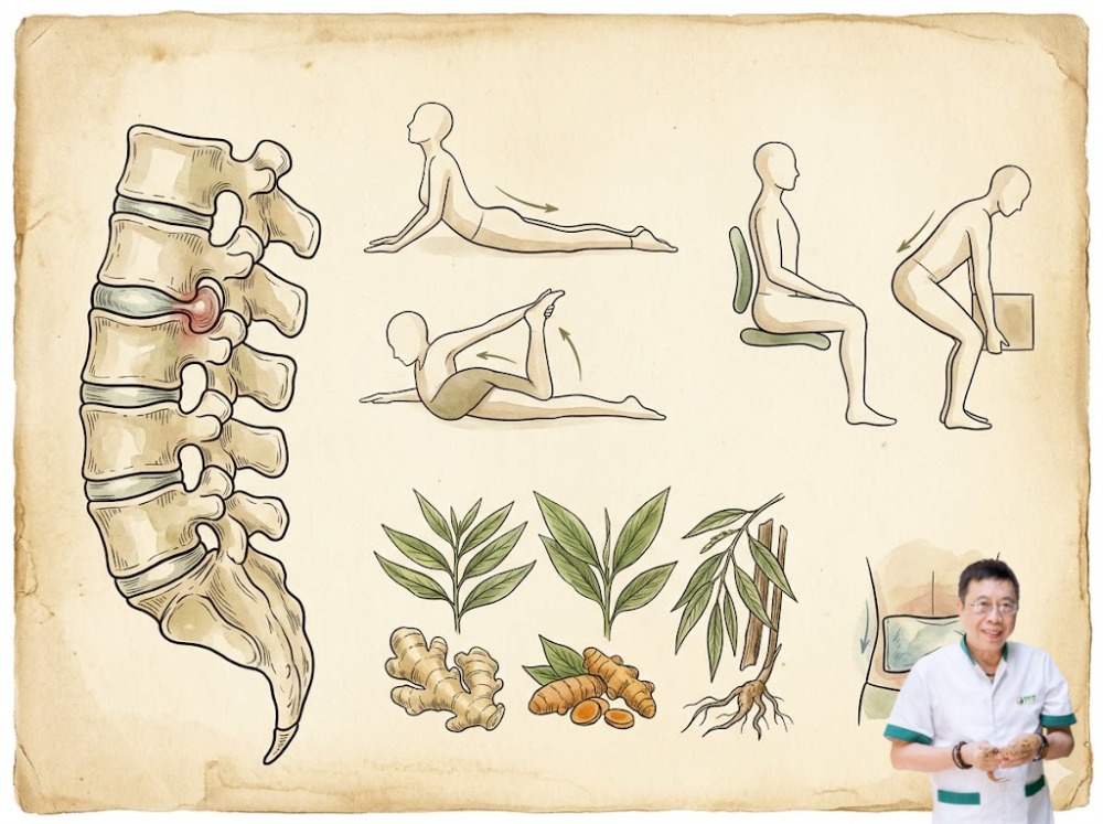 Tư thế sinh hoạt: Bà con nhớ cho Lão, tuyệt đối không cúi lưng đột ngột để bê vật nặng. Khi cần lấy