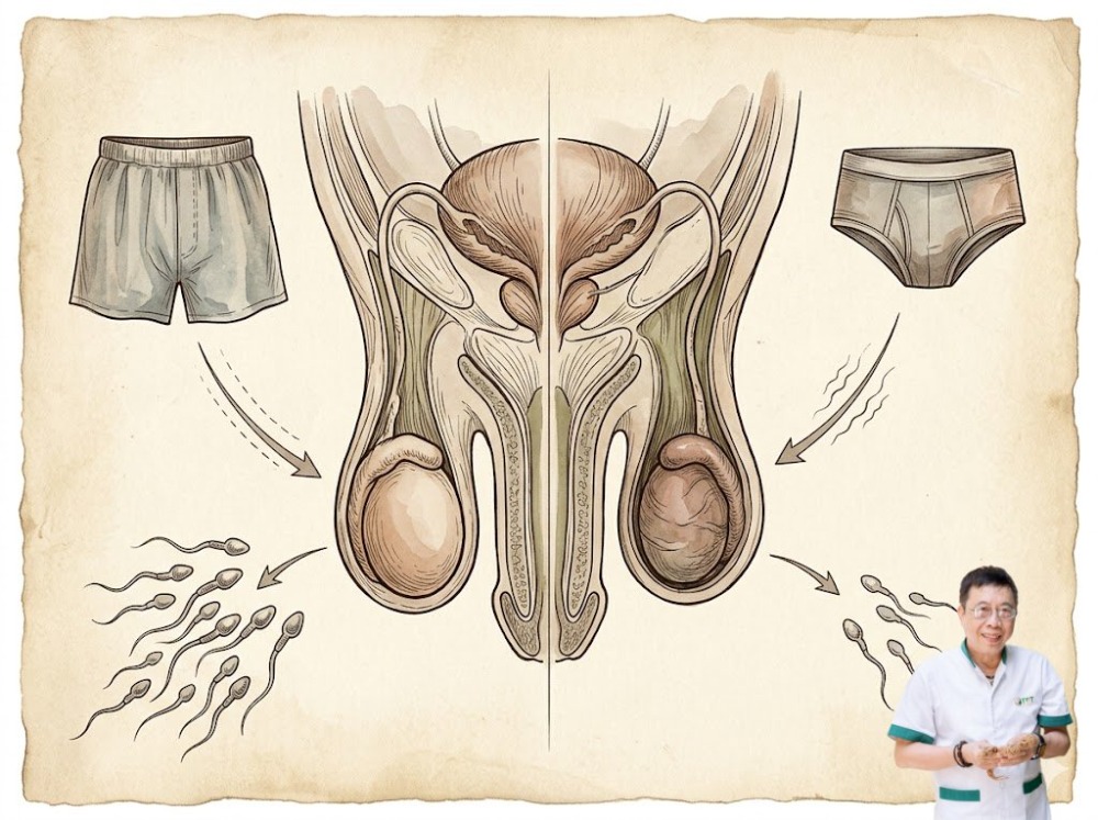 mặc quần lót chật có giảm tinh trùng