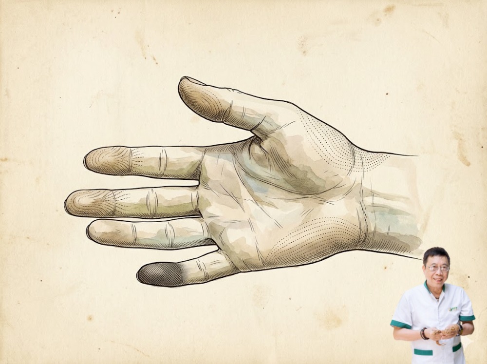 Lão thấy nhiều bà con chủ quan, khi mới bị tê đầu ngón tay cái bên phải hay tê bì ngón tay nhẹ thì c