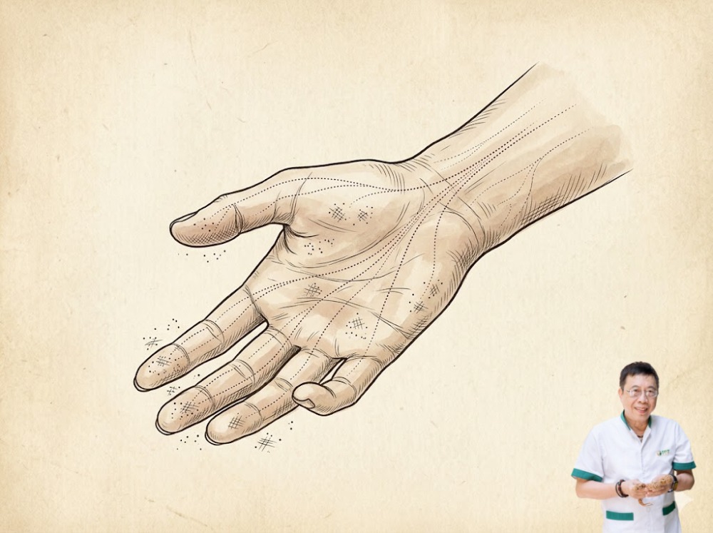 Ứ trệ do vận động: Những bà con thường xuyên làm việc nặng bị tê tay hoặc làm việc văn phòng, cầm ch