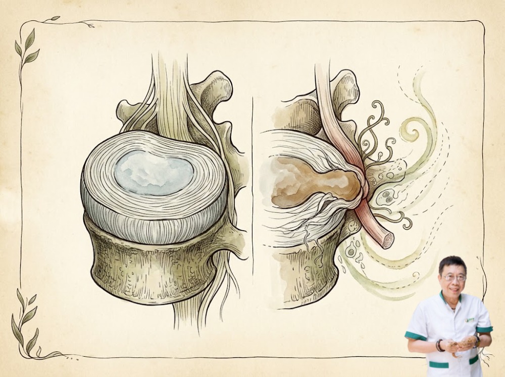 Tuổi tác và sự thoái hóa: Theo thời gian, tạng Thận (chủ cốt tủy) suy yếu, tinh huyết không đủ để nu