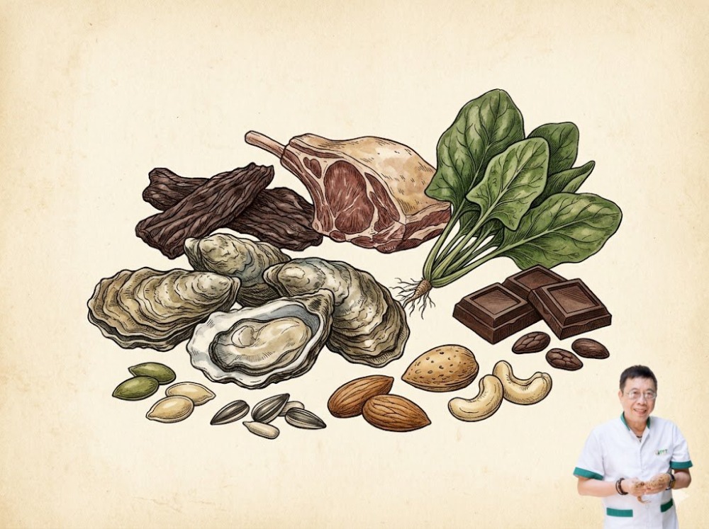 thực phẩm giàu kẽm cho nam giới