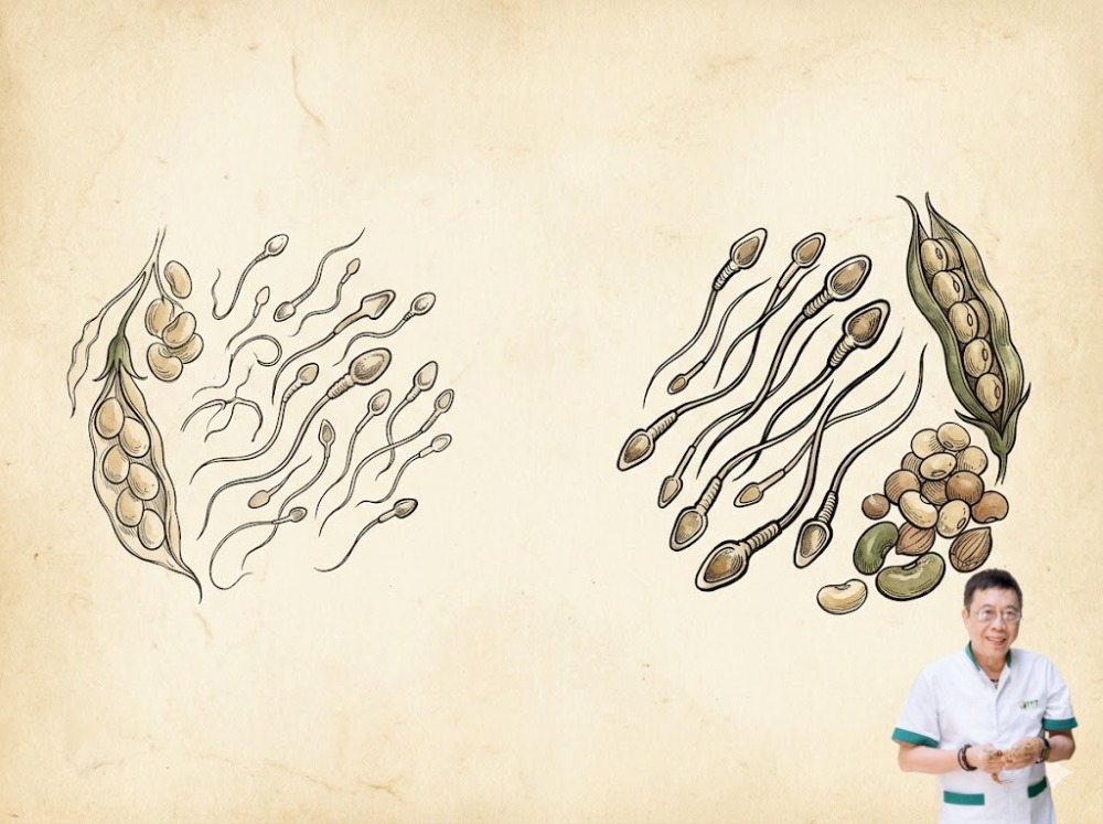 tinh trùng có thay đổi khi ăn uống nhiều đạm