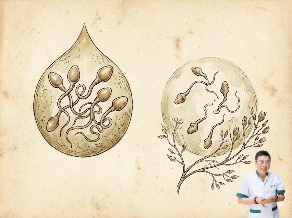 tinh trùng yếu do thiếu chất