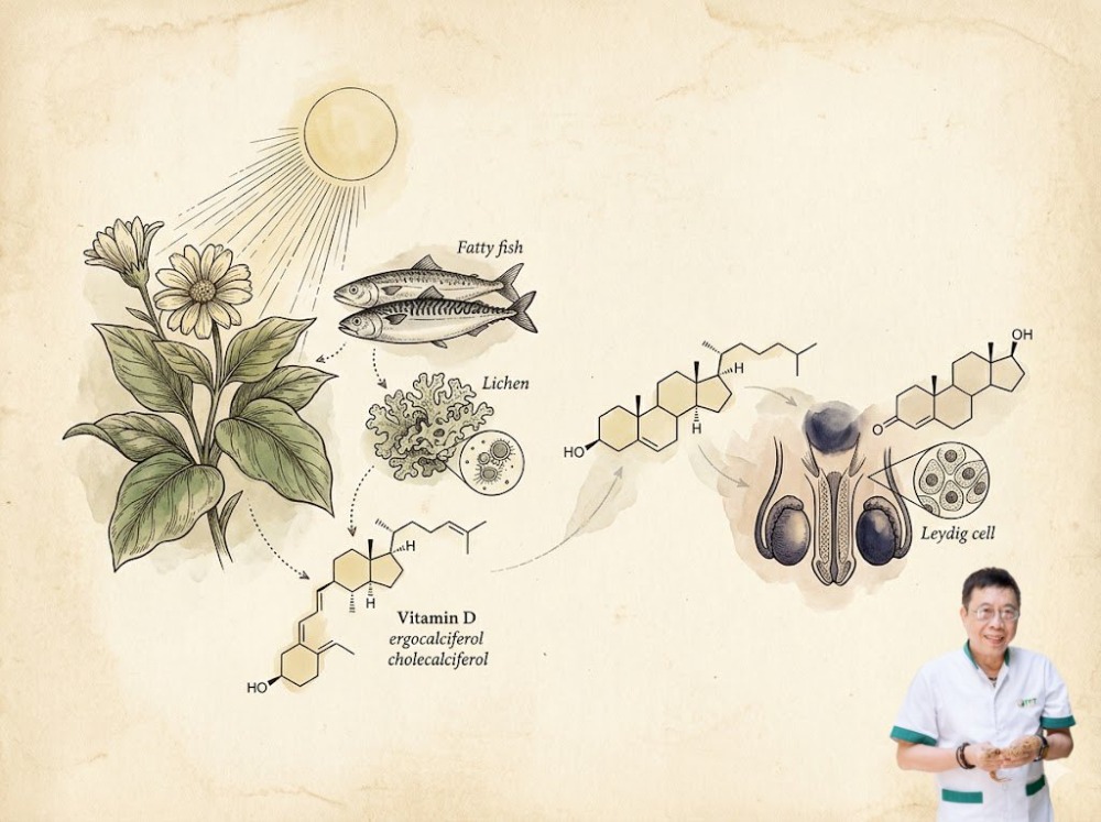 vitamin d và testosterone