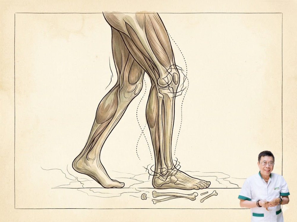 Sự suy giảm của tạng Thận: Thận là gốc của tiên thiên. Người già thận khí kém, hoặc người trẻ lao lự