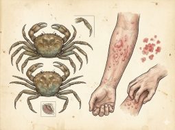 Ăn cua đồng nổi mề đay: Đừng để món ngon gây dị ứng độc tố