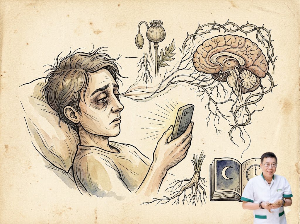 Mất ngủ do dùng điện thoại nhiều