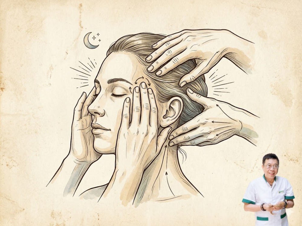 Cách massage đầu giúp dễ ngủ