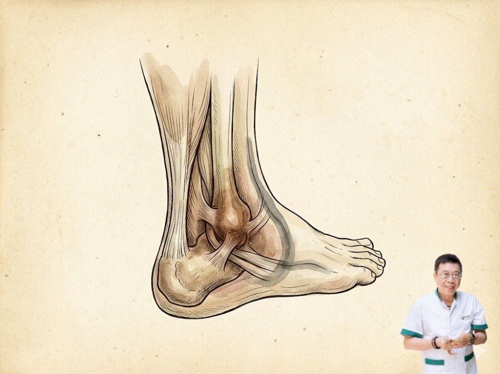 Đau cổ chân kéo dài không khỏi
