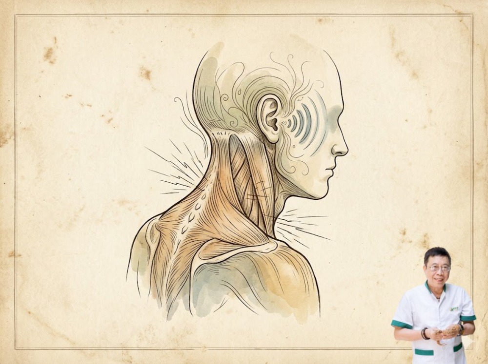 Đau cổ vai gáy kèm ù tai
