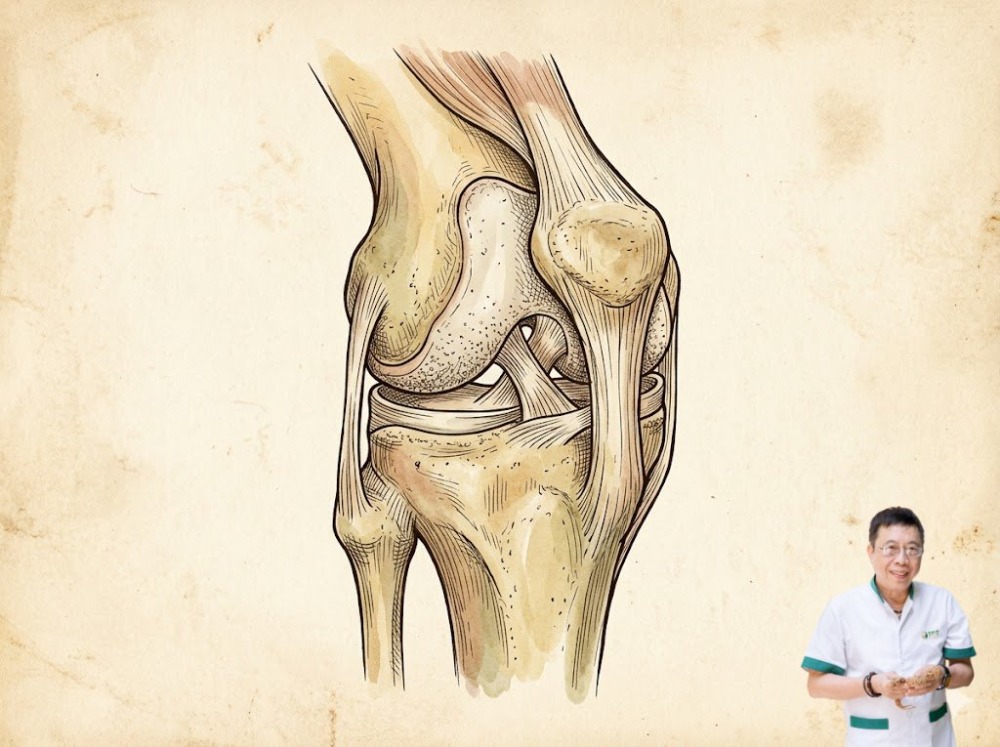 Đầu gối bị cứng sau khi ngủ dậy