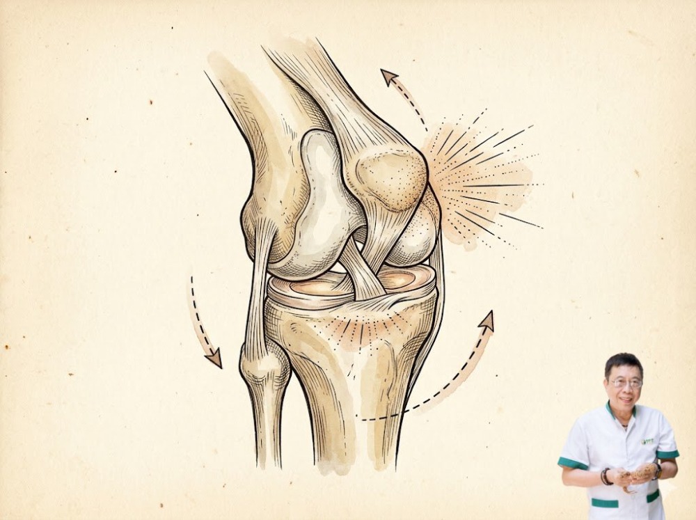 Đầu gối bị kêu khi co duỗi