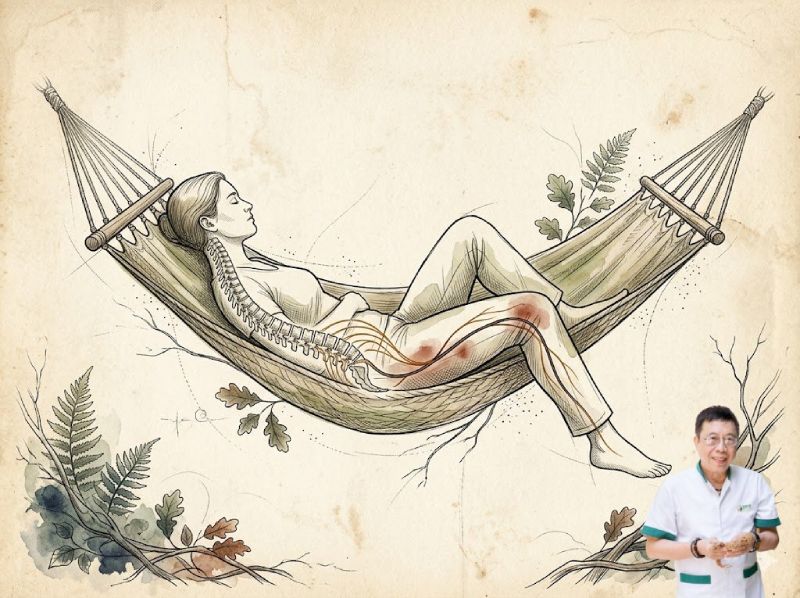 Người đau thần kinh tọa có nên nằm võng không? Tư thế phù hợp