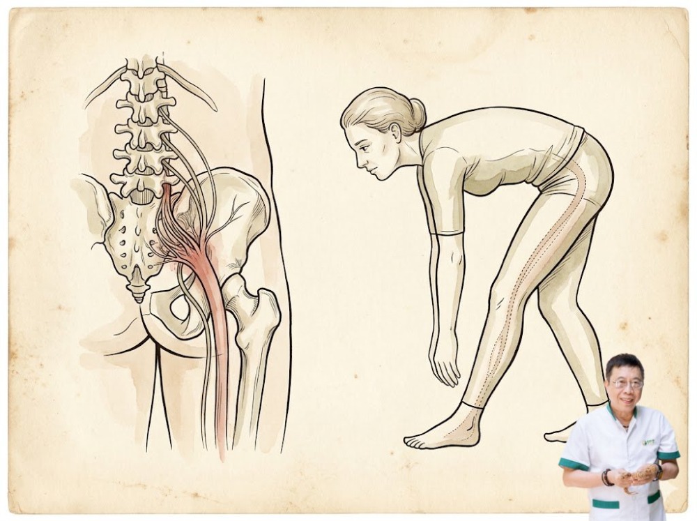 Đau thần kinh tọa khi cúi người Đau thần kinh tọa khi cúi người