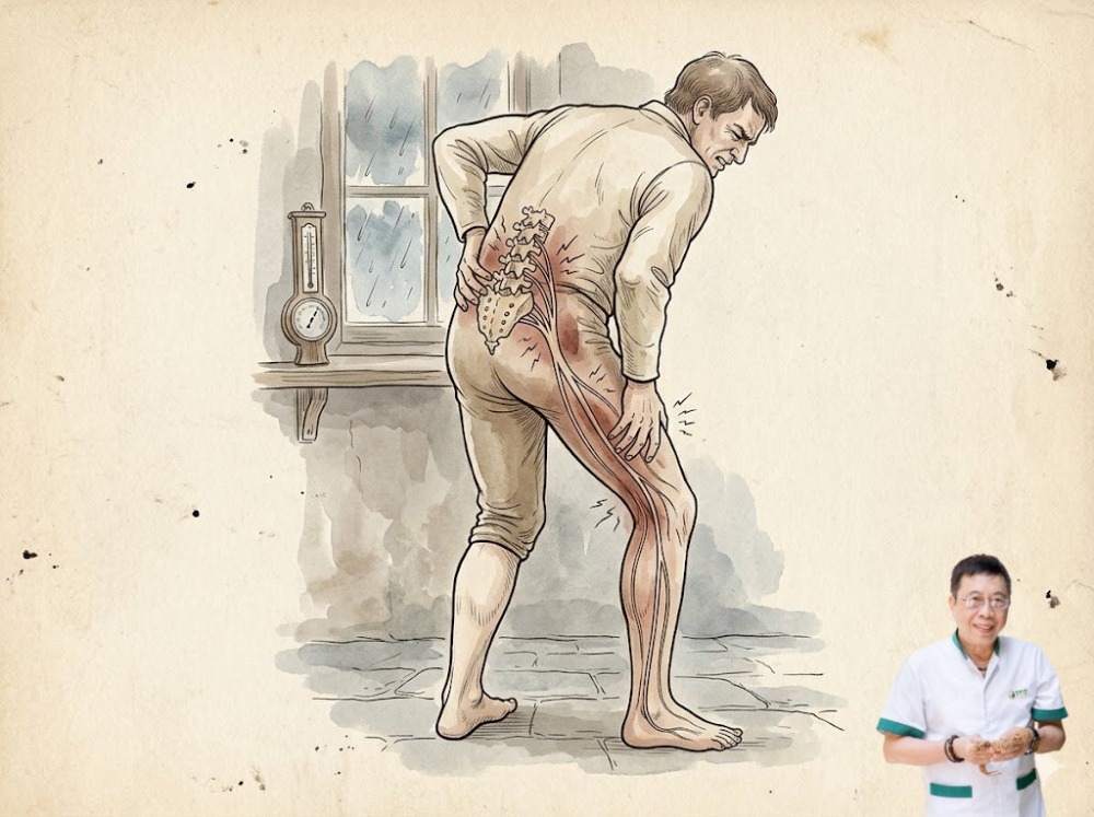 Đau thần kinh tọa khi trở trời