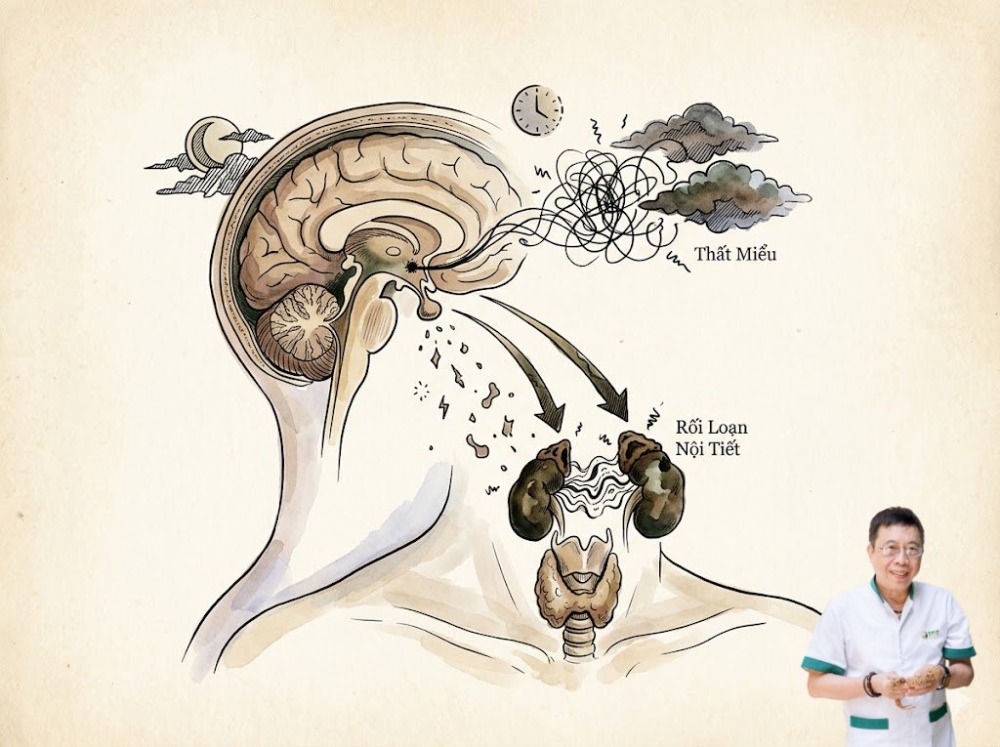 Mất ngủ có gây rối loạn nội tiết không