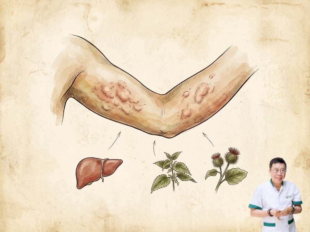 Mề đay kéo dài có phải bệnh gan không