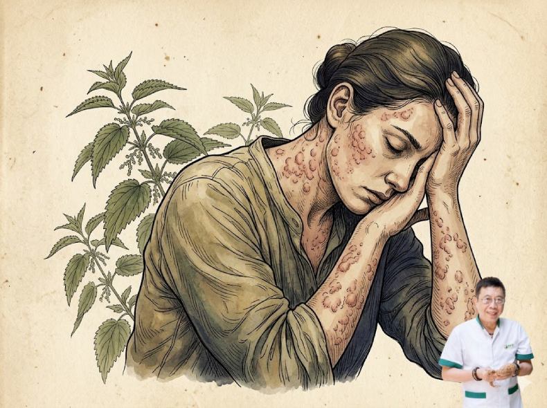 Mề đay ở người hay thức khuya nhận biết và cải thiện thế nào?