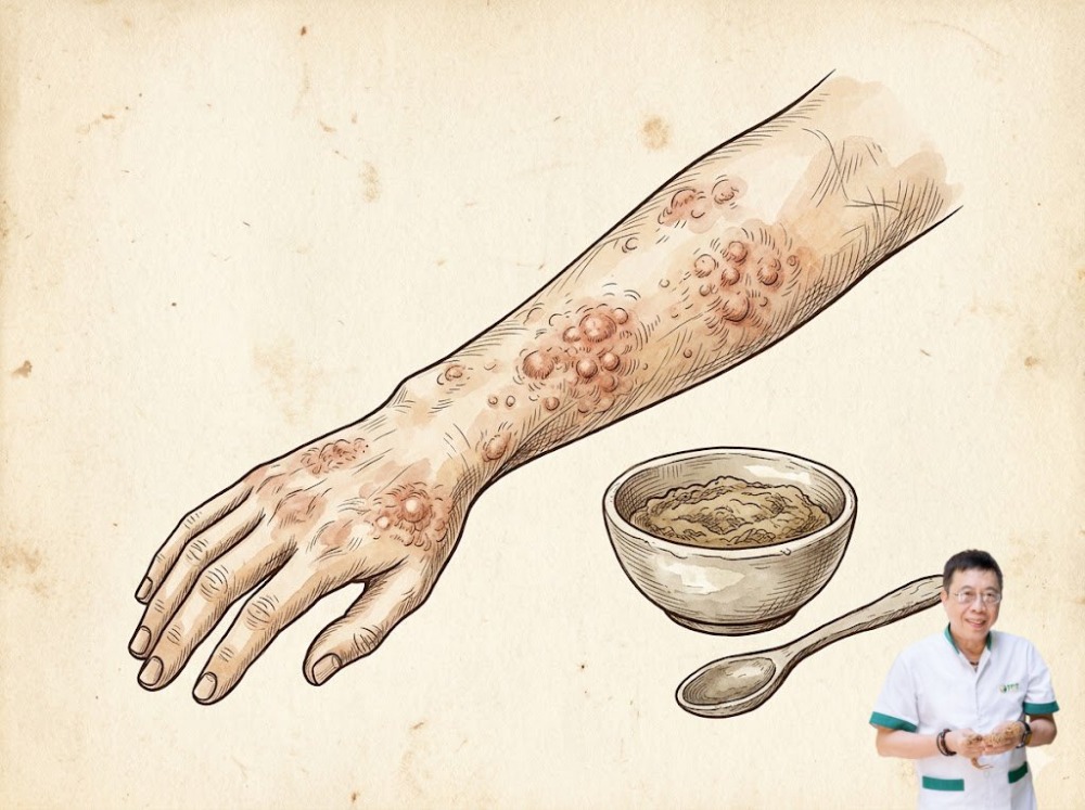 Mẹo dân gian chữa nổi mề đay