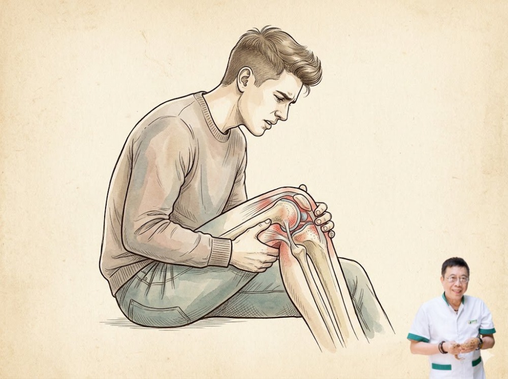Người trẻ bị đau nhức xương khớp