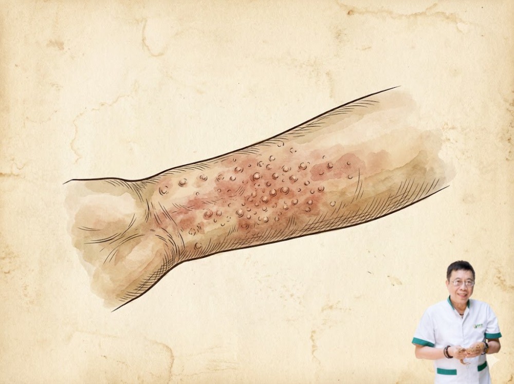 Nổi mẩn đỏ ở cánh tay