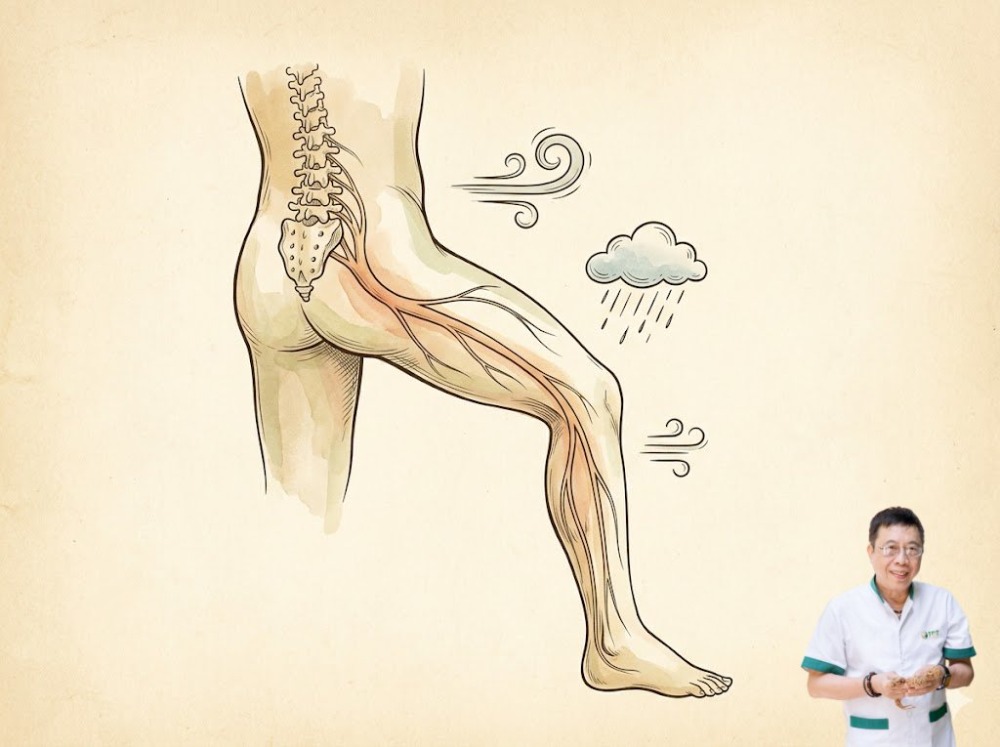 Thần kinh tọa đau khi đổi thời tiết