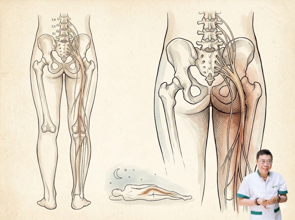 Thần kinh tọa đau nhiều vào ban đêm