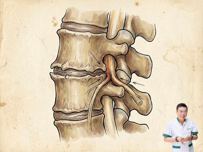 Thoái hóa cột sống có ảnh hưởng chèn dây thần kinh không?