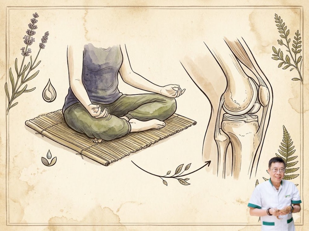 Thoái hóa khớp gối có nên ngồi thiền