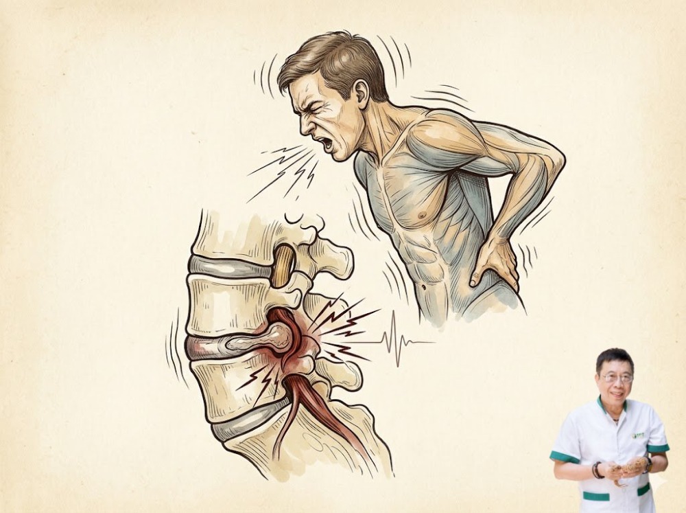 Thoát vị đĩa đệm đau khi ho hắt hơi