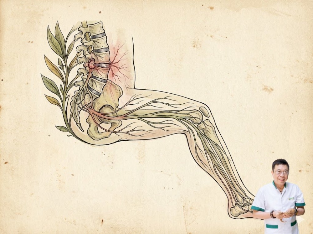 Thoát vị đĩa đệm đau từ lưng xuống mắt cá chân