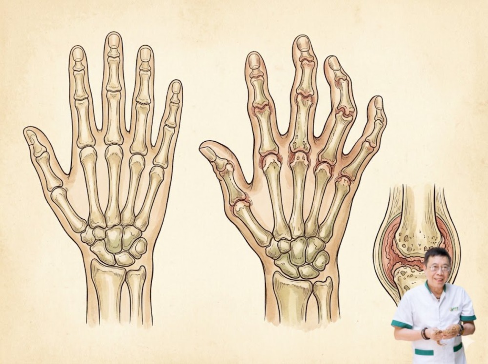 Viêm khớp dạng thấp có gây biến dạng tay không