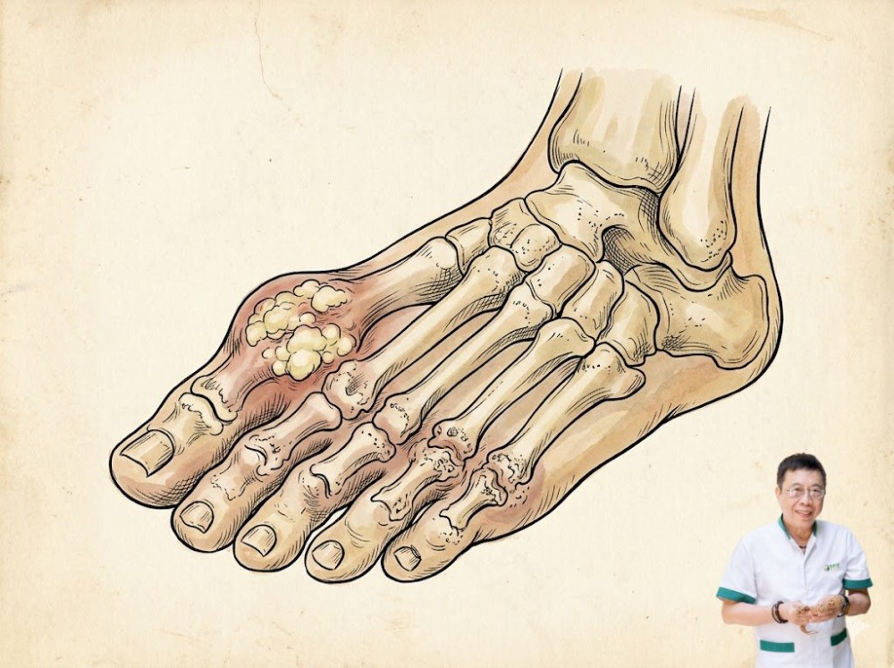 Biến chứng bệnh gout Biến chứng bệnh gout