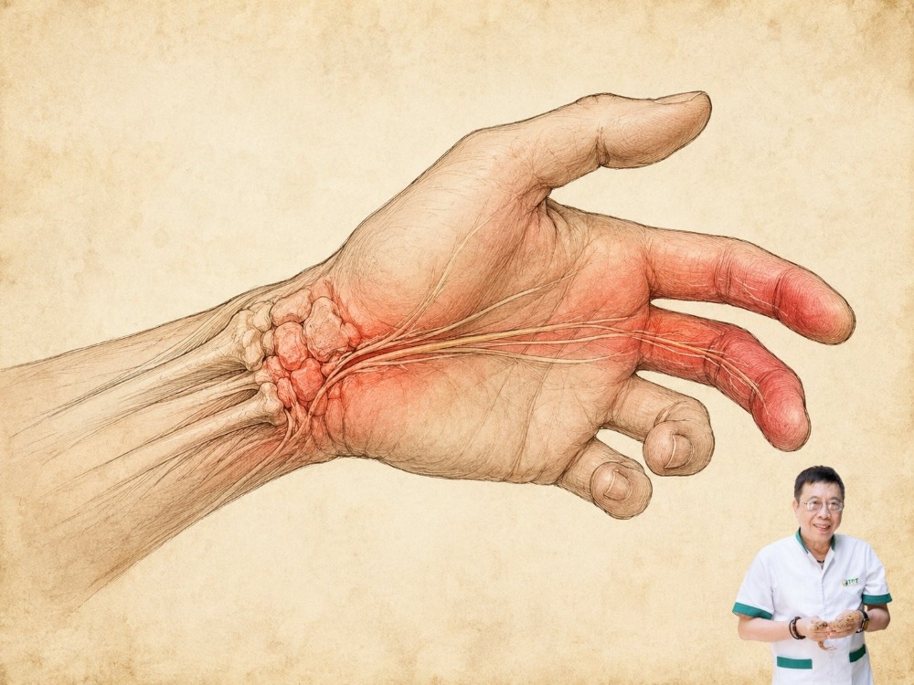 Đau cổ tay đến ngón tay